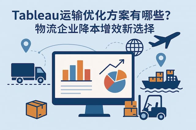 Tableau运输优化方案有哪些？物流企业降本增效新选择