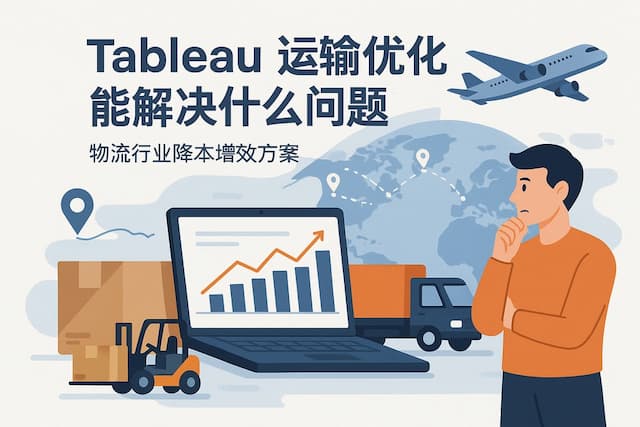 Tableau运输优化能解决什么问题？物流行业降本增效方案