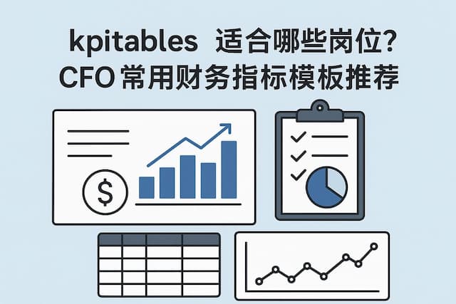 kpitables适合哪些岗位？CFO常用财务指标模板推荐