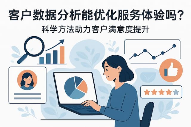 客户数据分析能优化服务体验吗？科学方法助力客户满意度提升