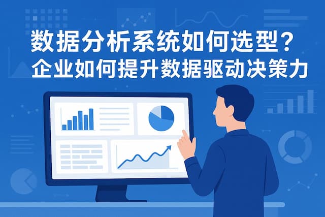 数据分析系统如何选型？企业如何提升数据驱动决策力