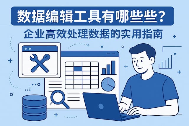 数据编辑工具有哪些？企业高效处理数据的实用指南