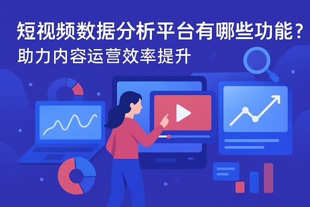 短视频数据分析平台有哪些功能？助力内容运营效率提升