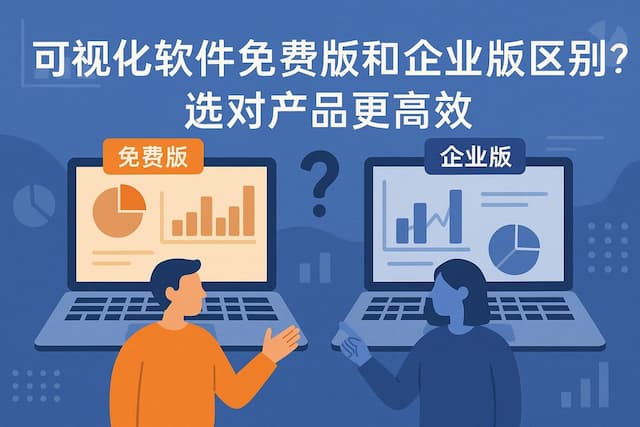 可视化软件免费版和企业版区别？选对产品更高效