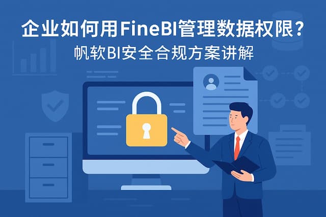 企业如何用FineBI管理数据权限？帆软BI安全合规方案讲解