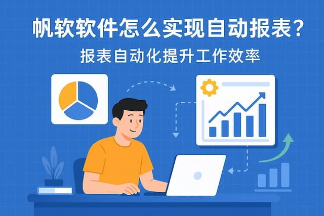帆软软件怎么实现自动报表？报表自动化提升工作效率