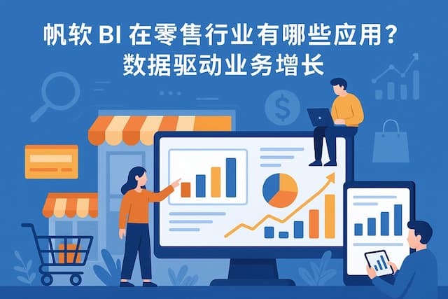 帆软BI在零售行业有哪些应用？数据驱动业务增长