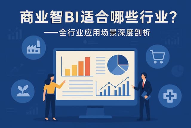 商业智能BI适合哪些行业？全行业应用场景深度剖析"