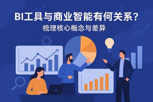 BI工具与商业智能有何关系？梳理核心概念与差异"