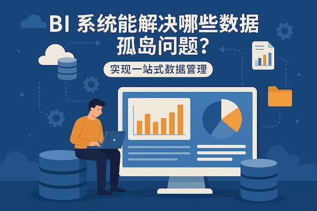 BI系统能解决哪些数据孤岛问题？实现一站式数据管理