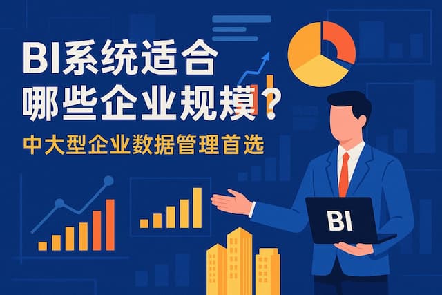 BI系统适合哪些企业规模？中大型企业数据管理首选