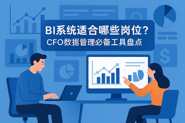 BI系统适合哪些岗位？CFO数据管理必备工具盘点