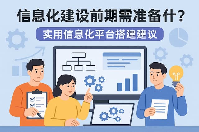 信息化建设前期需准备什么？实用信息化平台搭建建议