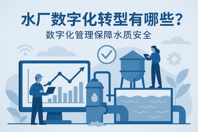 水厂数字化转型有哪些难点？数字化管理保障水质安全