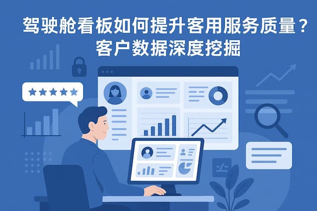 驾驶舱看板如何提升客户服务质量？客户数据深度挖掘