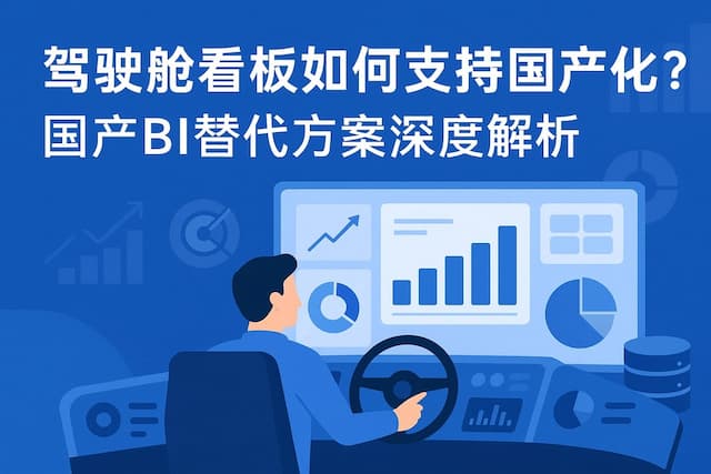 驾驶舱看板如何支持国产化？国产BI替代方案深度解析