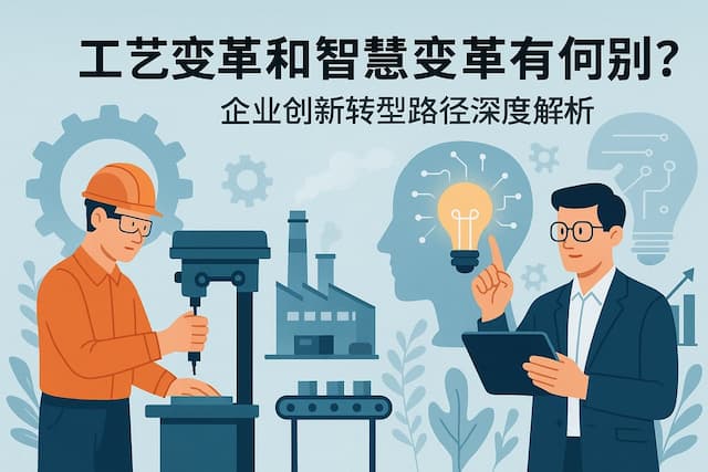 工艺变革和智慧变革有何区别？企业创新转型路径深度解析