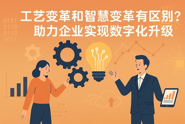 工艺变革和智慧变革有何区别？助力企业实现数字化升级