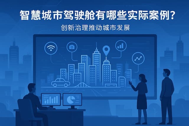 智慧城市驾驶舱有哪些实际案例？创新治理推动城市发展