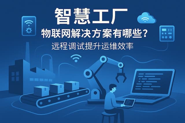 智慧工厂繁易物联网解决方案有哪些？远程调试提升运维效率