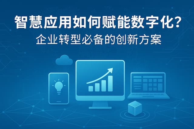 智慧应用如何赋能数字化？企业转型必备的创新方案