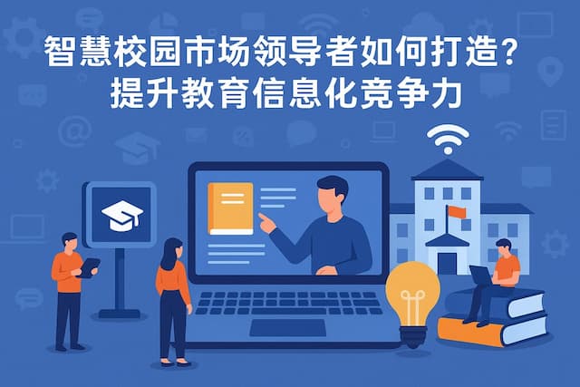 智慧校园市场领导者如何打造？提升教育信息化竞争力