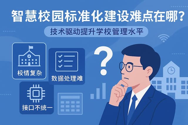 智慧校园标准化建设难点在哪？技术驱动提升学校管理水平