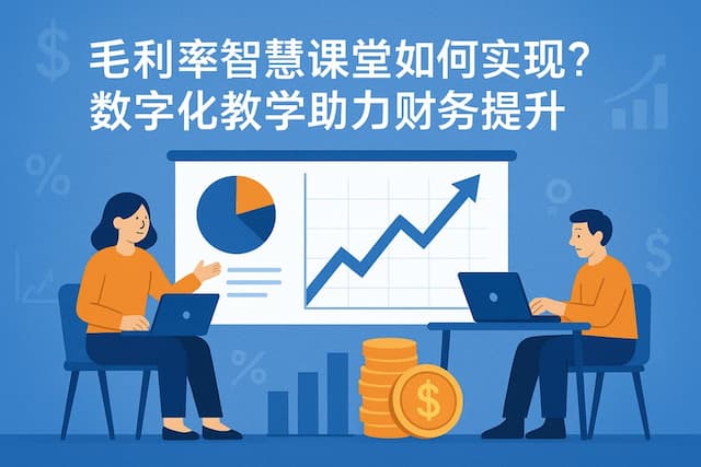 毛利率智慧课堂如何实现？数字化教学助力财务提升