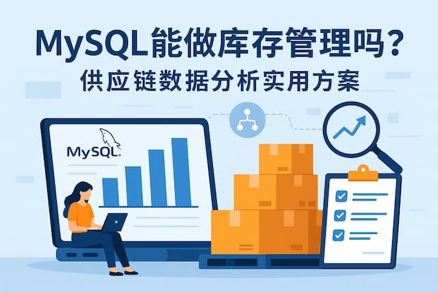 MySQL能做库存管理吗？供应链数据分析实用方案