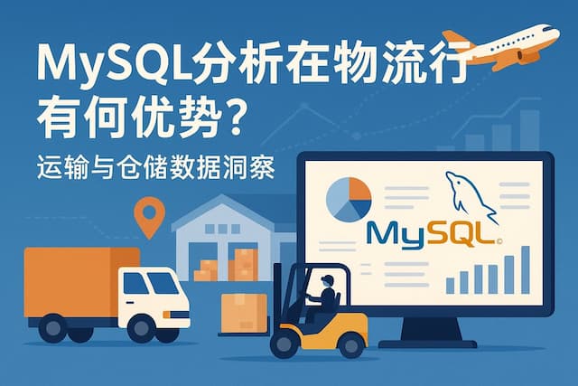 mysql分析在物流行业有何优势？运输与仓储数据洞察