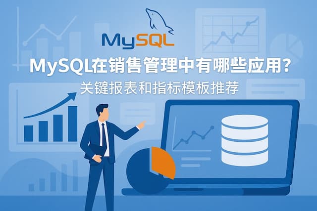 mysql在销售管理中有哪些应用？关键报表和指标模板推荐