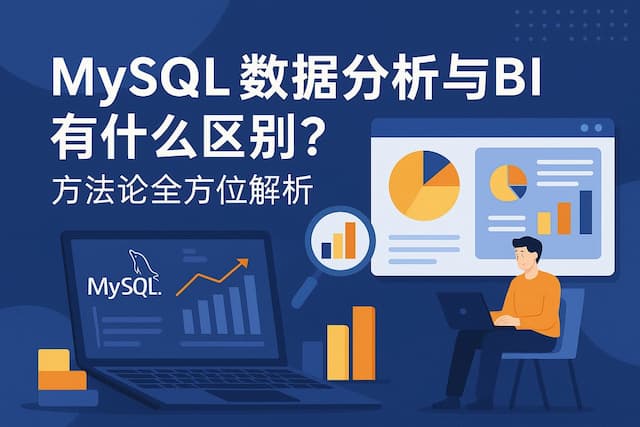 mysql数据分析与BI有什么区别？方法论全方位解析