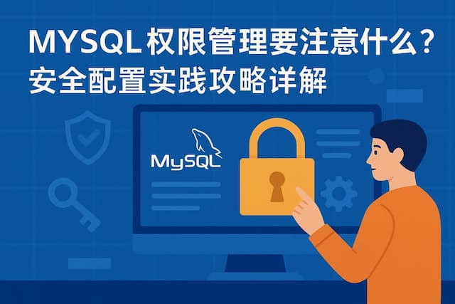 mysql权限管理要注意什么？安全配置实践攻略详解