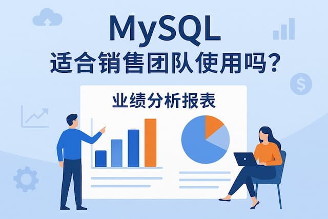 mysql适合销售团队使用吗？业绩分析报表设计