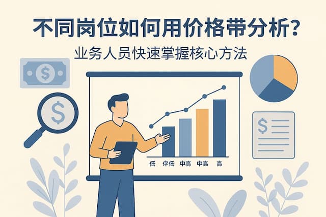 不同岗位如何用价格带分析？业务人员快速掌握核心方法