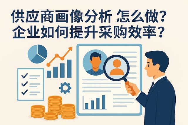 供应商画像分析怎么做？企业如何提升采购效率？