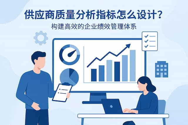 供应商质量分析指标怎么设计？构建高效的企业绩效管理体系
