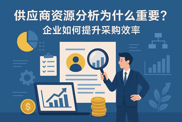 供应商资源分析为什么重要？企业如何提升采购效率