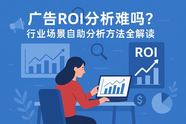 广告ROI分析难吗？行业场景自助分析方法全解读