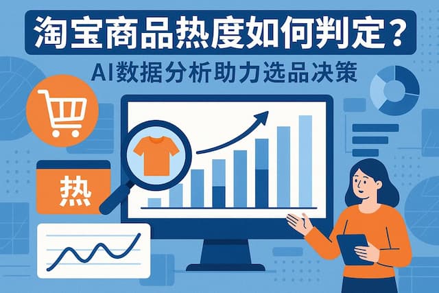 淘宝商品热度如何判定？AI数据分析助力选品决策