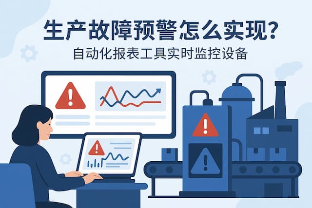 生产故障预警怎么实现？自动化报表工具实时监控设备