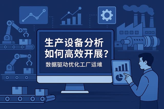 生产设备分析如何高效开展？数据驱动优化工厂运维