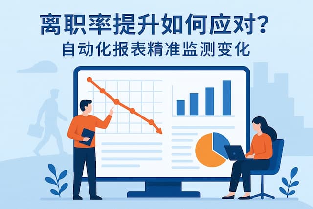 离职率提升如何应对？自动化报表精准监测变化