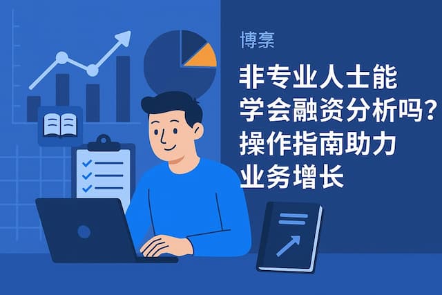 非专业人士能学会融资分析吗？操作指南助力业务增长