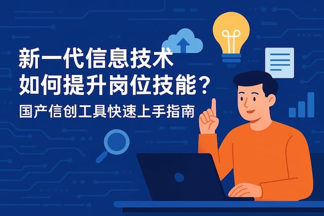 新一代信息技术如何提升岗位技能？国产信创工具快速上手指南