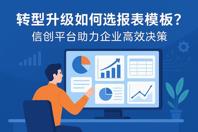 转型升级如何选报表模板？信创平台助力企业高效决策