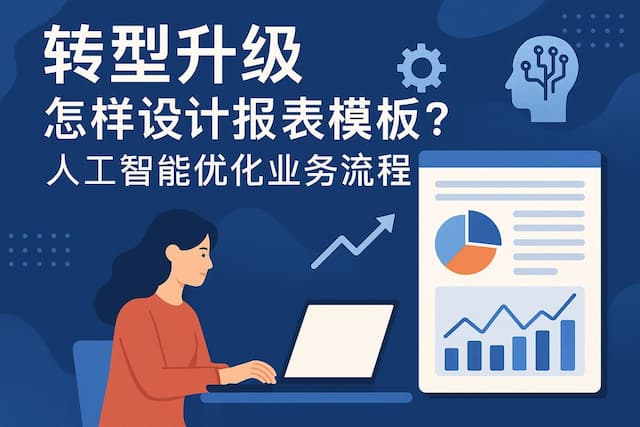 转型升级怎样设计报表模板？人工智能优化业务流程