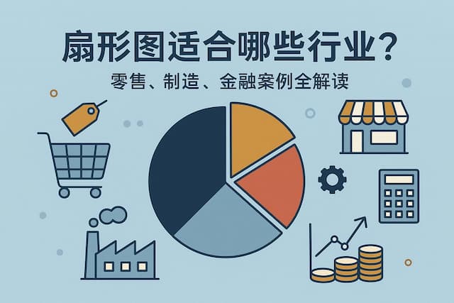 扇形图适合哪些行业？零售、制造、金融案例全解读