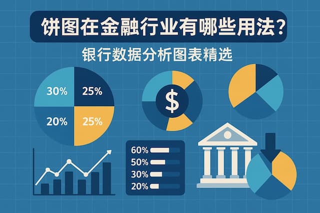 饼图在金融行业有哪些用法？银行数据分析图表精选
