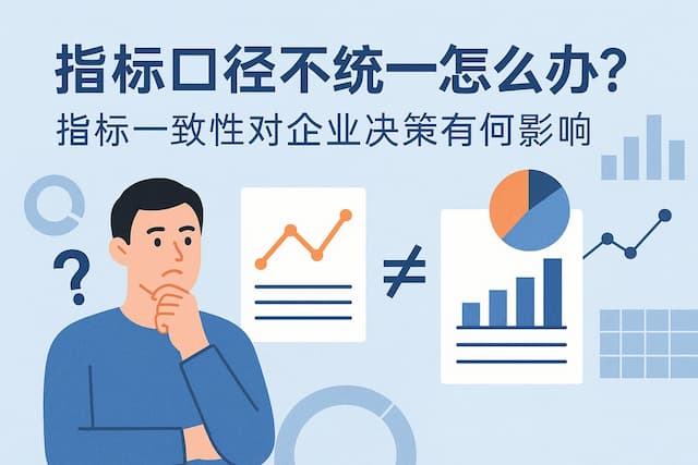 指标口径不统一怎么办？指标一致性对企业决策有何影响
